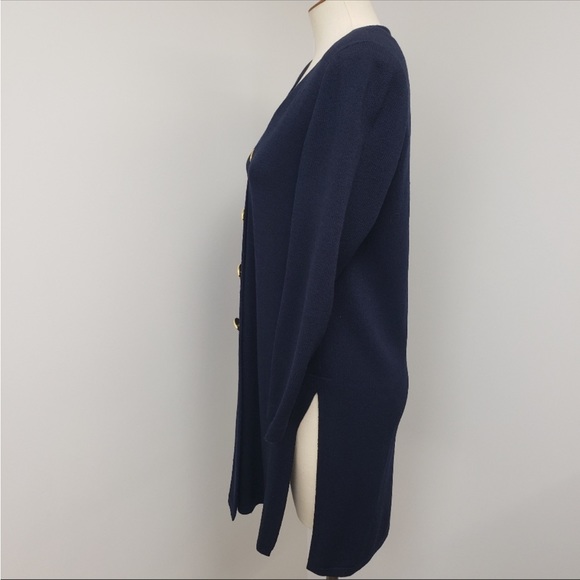 St John knit blazer / long cardigan top - Picture 4 of 8